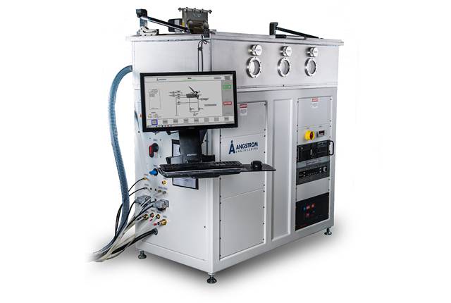 Electron Beam e-beam ebeam source, in a physical vapor deposition pvd vacuum chamber system
