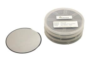 Silver Coated Silicon Wafer (50 mm diameter) - Silver 1000 Å - 3/pkg