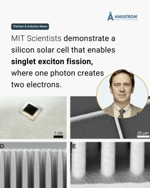 MIT create singlet fission silicon solar cells