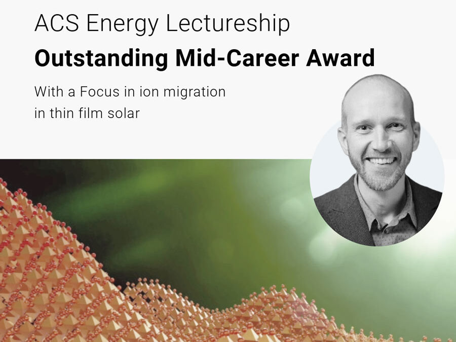 Dr. Bruno Ehrler from AMOLF receives ACS Energy Lectureship award