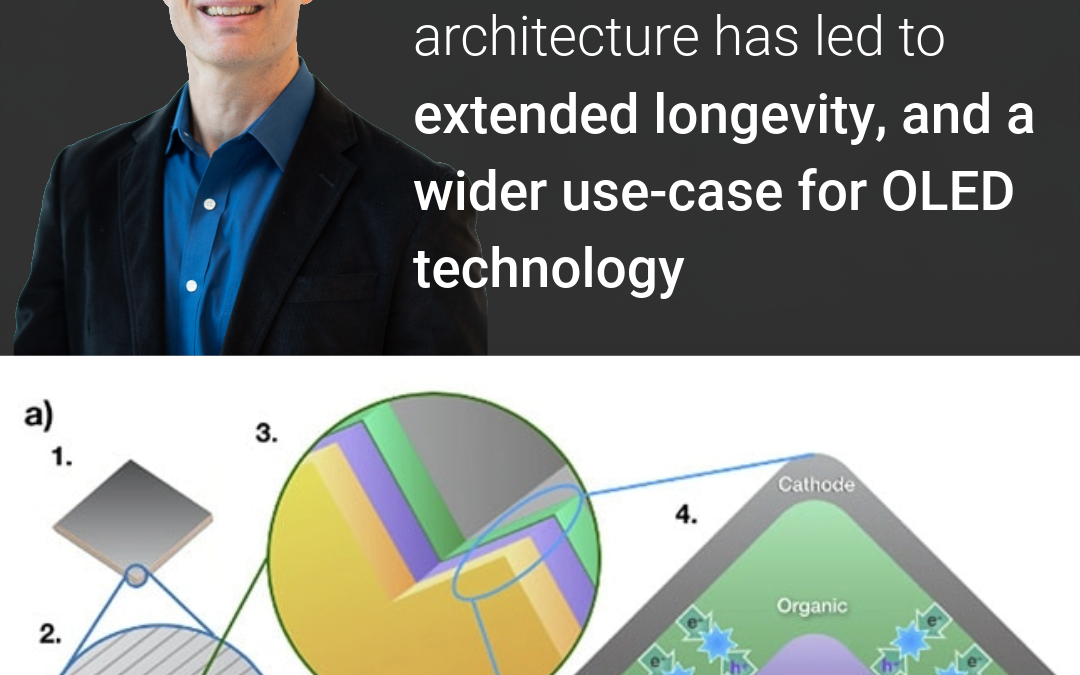 University of Michigan Researchers create novel device architecture that widens OLED’s practical uses